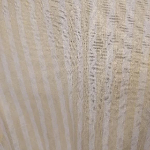 Andree by unit jumpsuit NWT cream and white striped Med - Picture 15 of 15